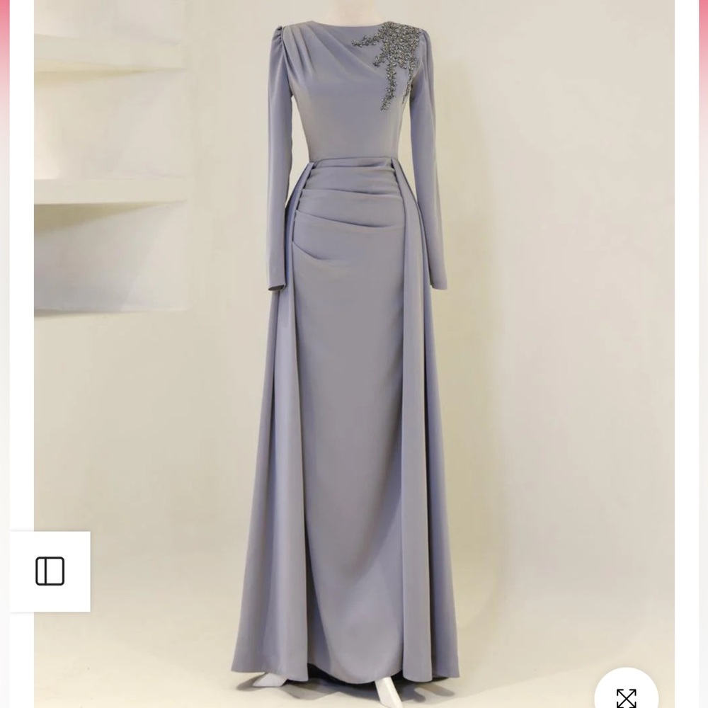 BRAND NEW MODEST GREY DRESS!!